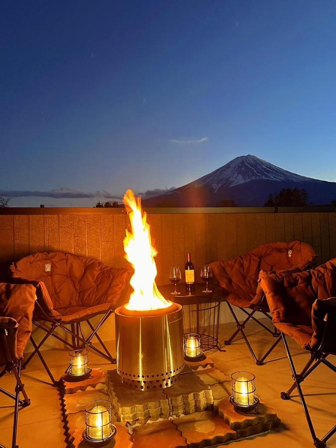 ヴィラ山間堂premier Garden Villa Bbq Bonfire Fuji View Annovillas Sankando Fujikawaguchiko Exterior foto